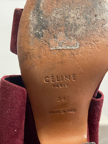 Sandales Celine bordeaux T.38