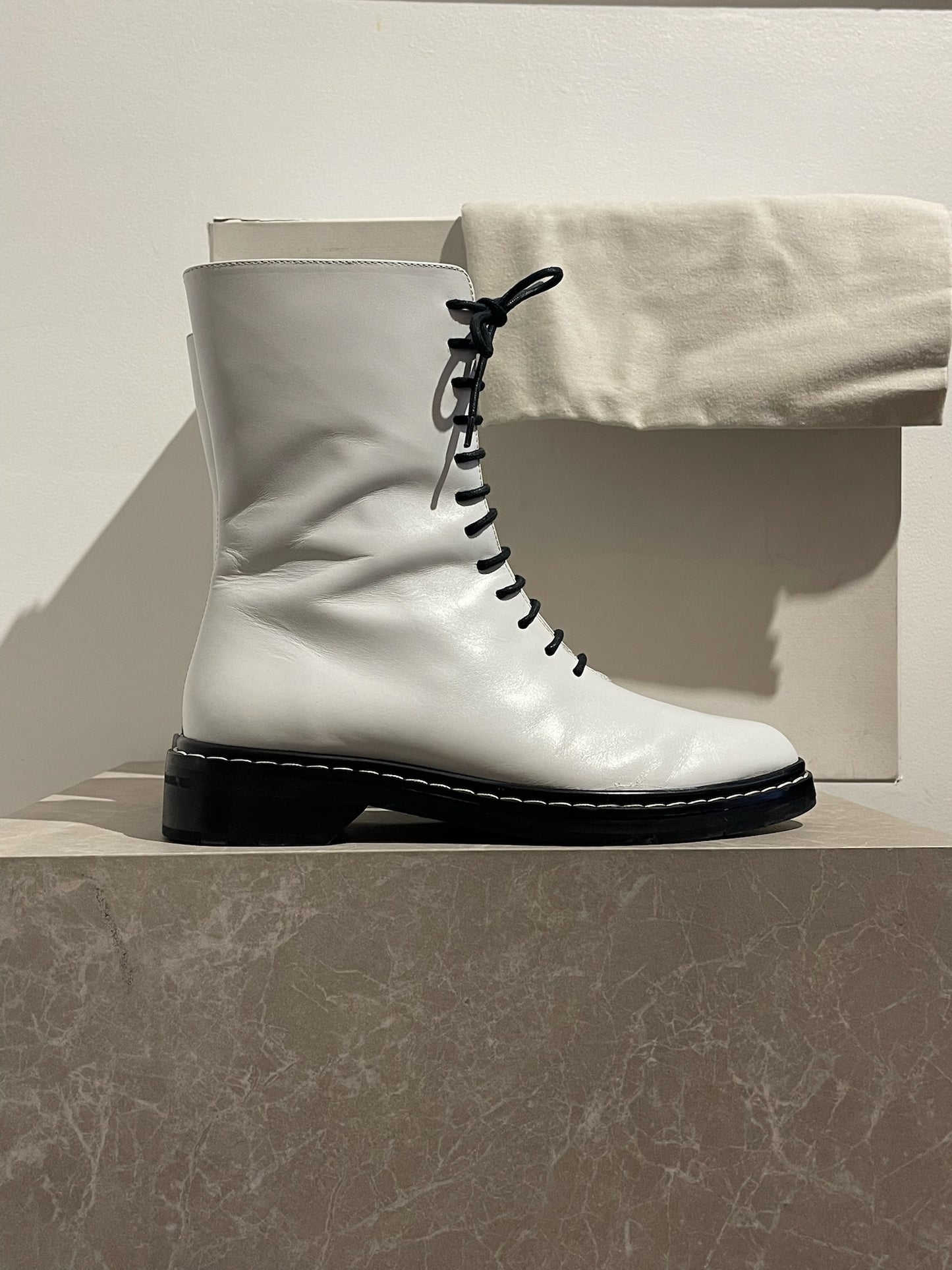 Bottines The Row blanches T.36,5