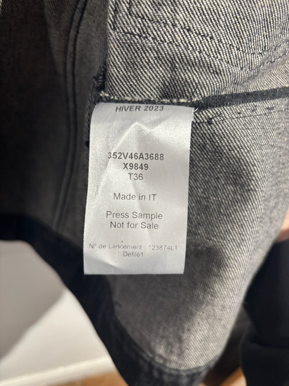 Veste Christian Dior noire T.36