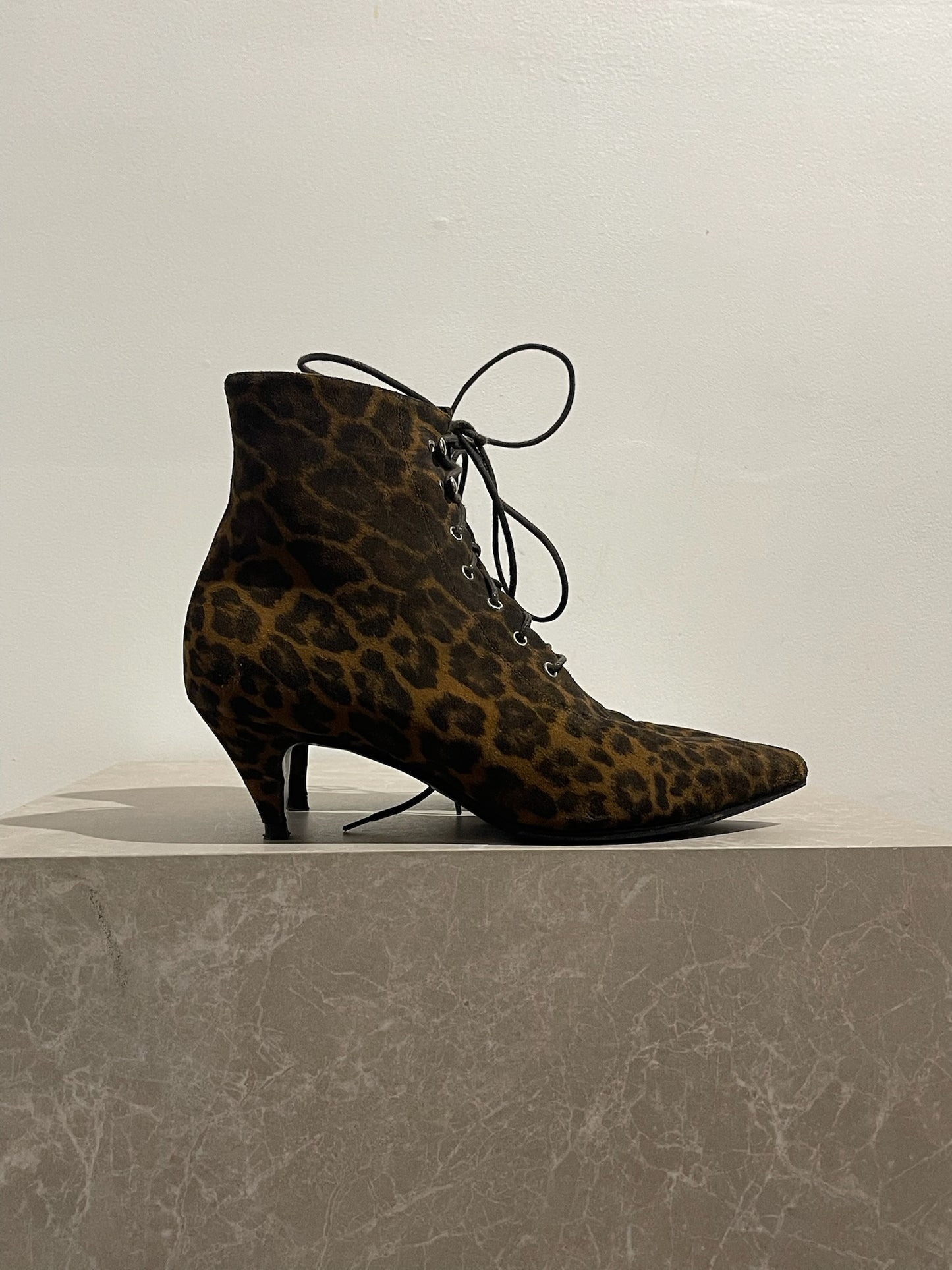 Bottines Saint Laurent léopard T.37