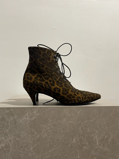 Bottines Saint Laurent léopard T.37