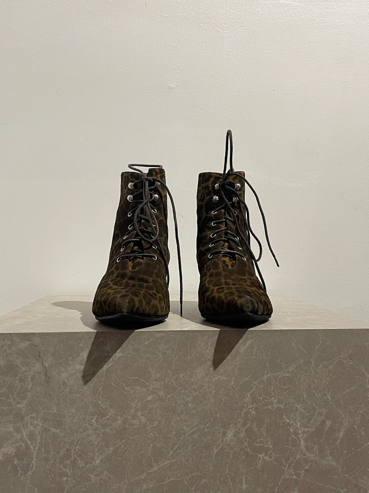 Bottines Saint Laurent léopard T.37