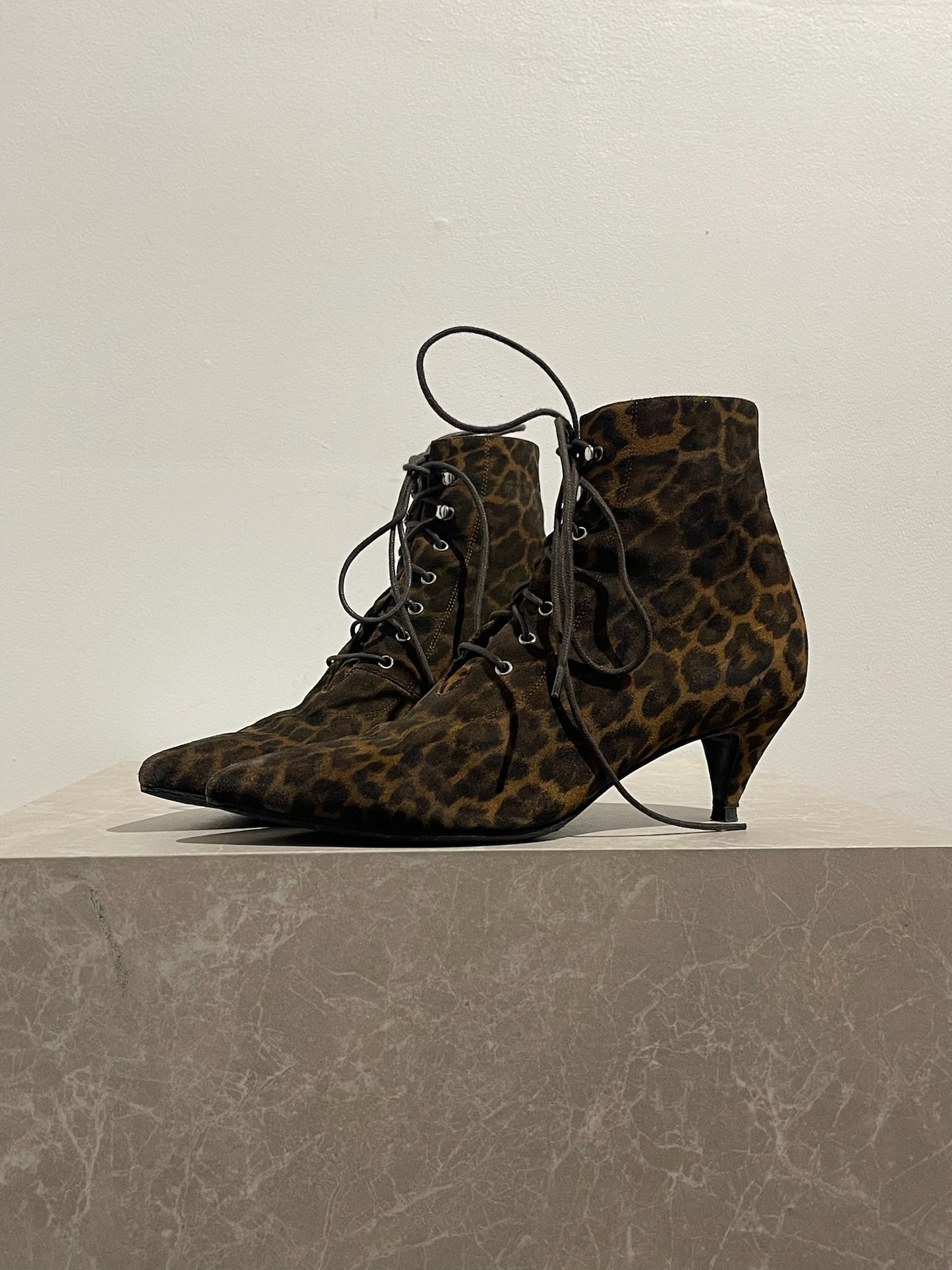 Bottines Saint Laurent léopard T.37