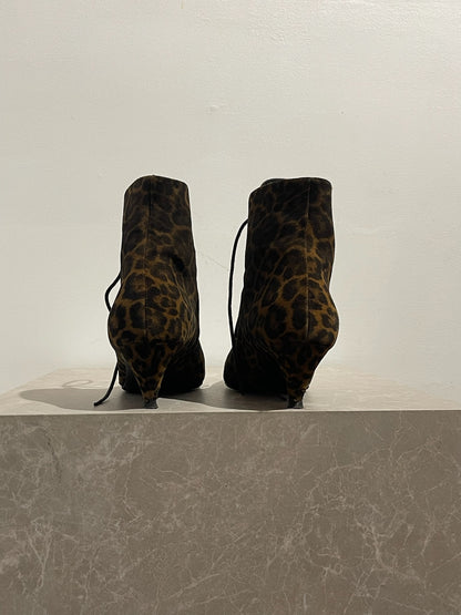 Bottines Saint Laurent léopard T.37