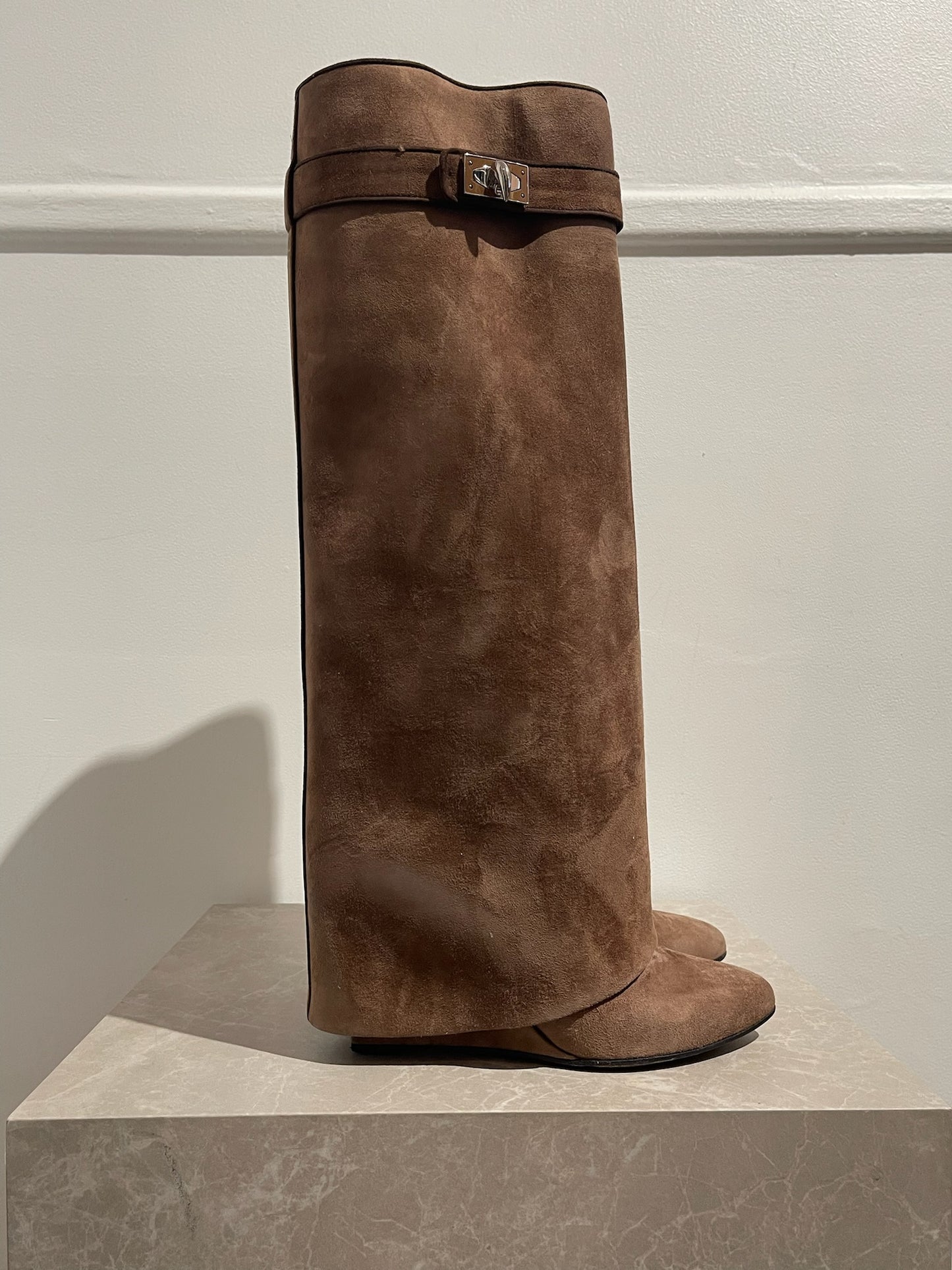 Bottes Givenchy Shark  marron T.37,5