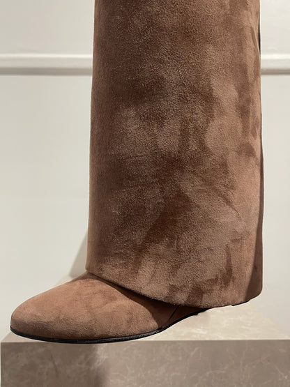 Bottes Givenchy Shark  marron T.37,5