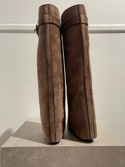 Bottes Givenchy Shark  marron T.37,5