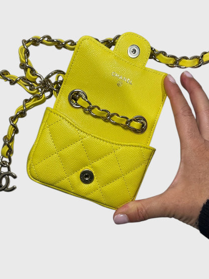 Sac ceinture mini Timeless jaune