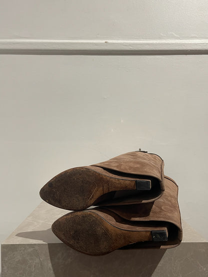 Bottes Givenchy Shark  marron T.37,5