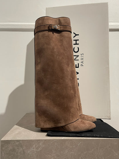 Bottes Givenchy Shark  marron T.37,5