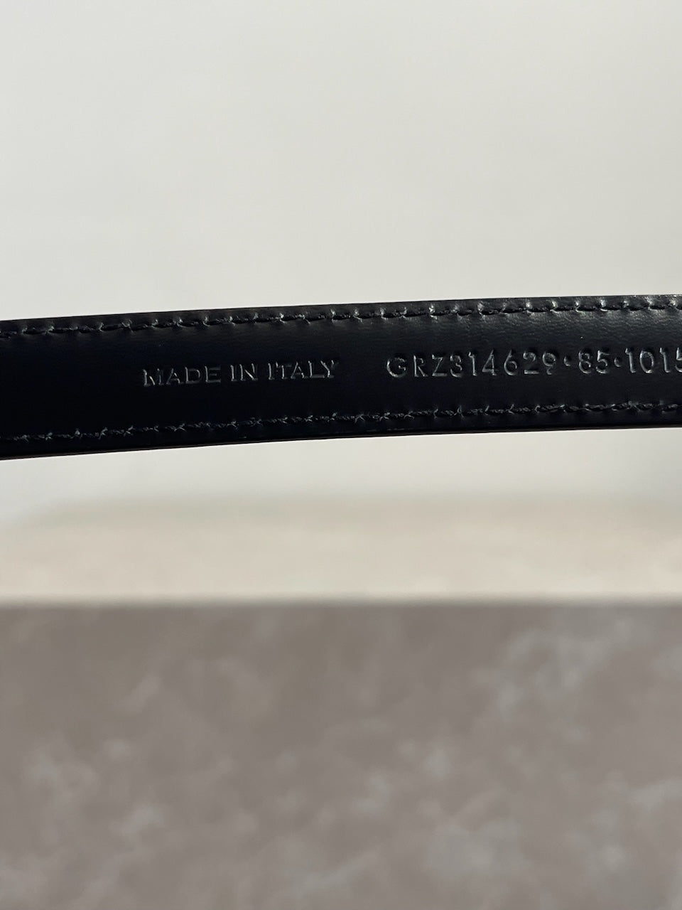 Ceinture Saint Laurent noire T.85