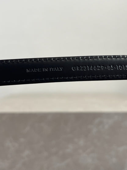 Ceinture Saint Laurent noire T.85