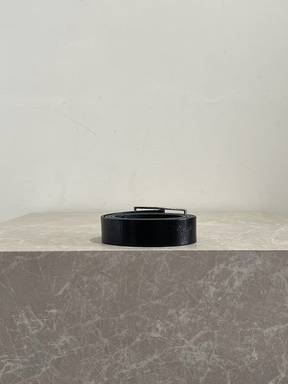 Ceinture Saint Laurent noire T.85
