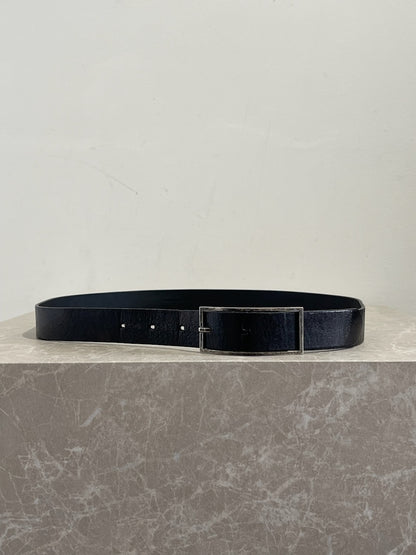 Ceinture Saint Laurent noire T.85