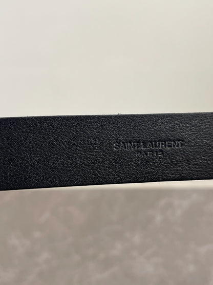 Ceinture Saint Laurent noire T.85