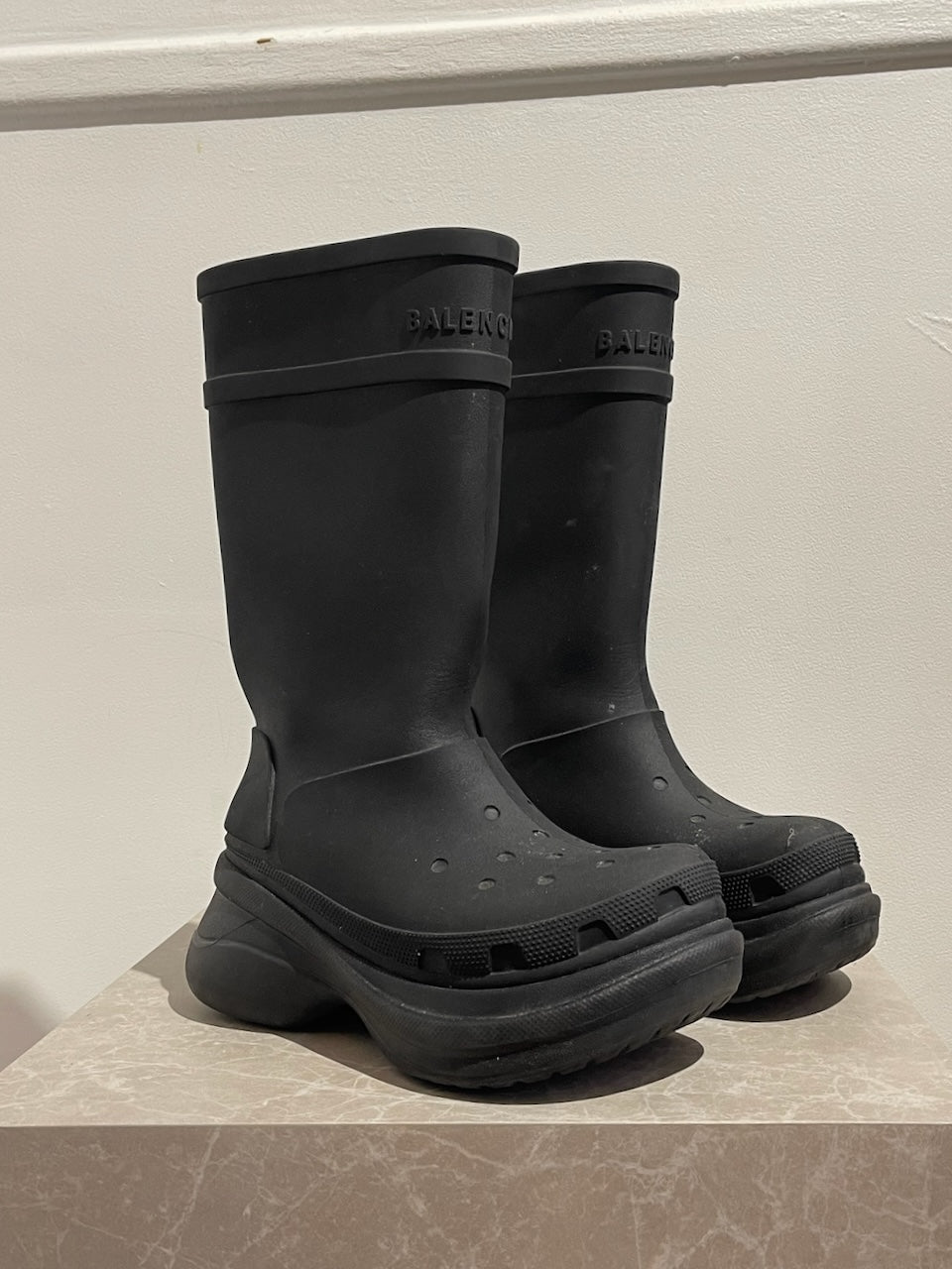 Bottes Balenciaga x Crocs T.38