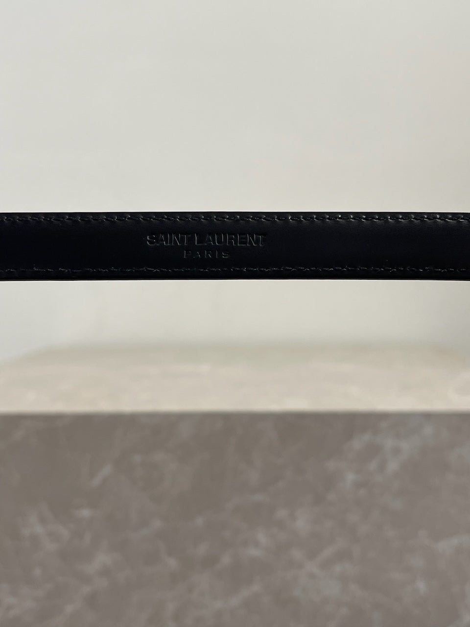 Ceinture Saint Laurent noire T.90