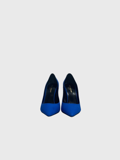 Escarpins Saint Laurent bleus T.38