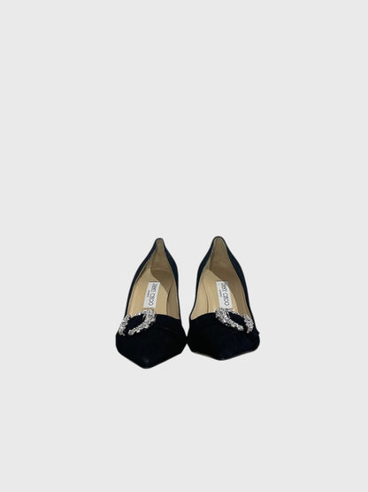 Escarpins Jimmy Choo noirs T.38,5