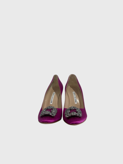 Escarpins Manolo Blahnik fushia T.38