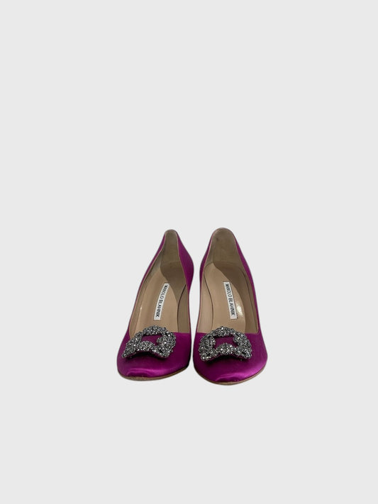 Escarpins Manolo Blahnik fushia T.38