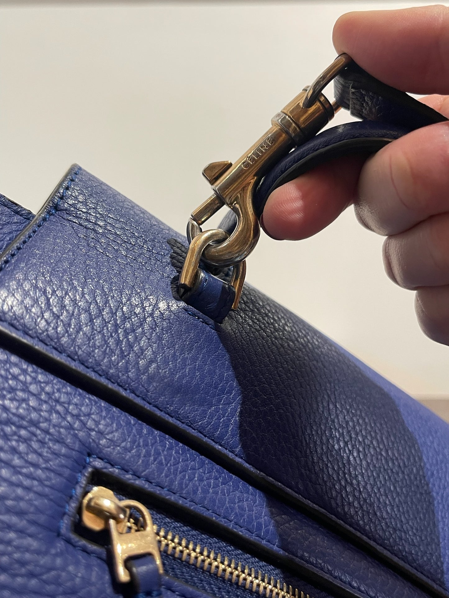 Sac Celine Belt bleu