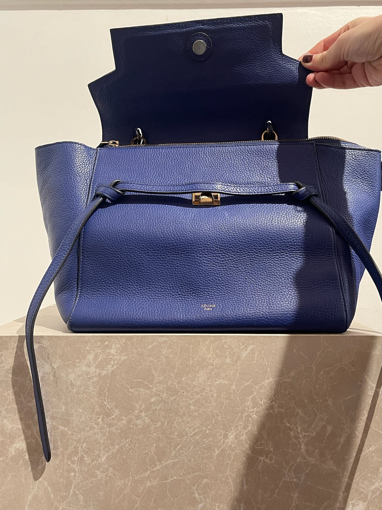 Sac Celine Belt bleu
