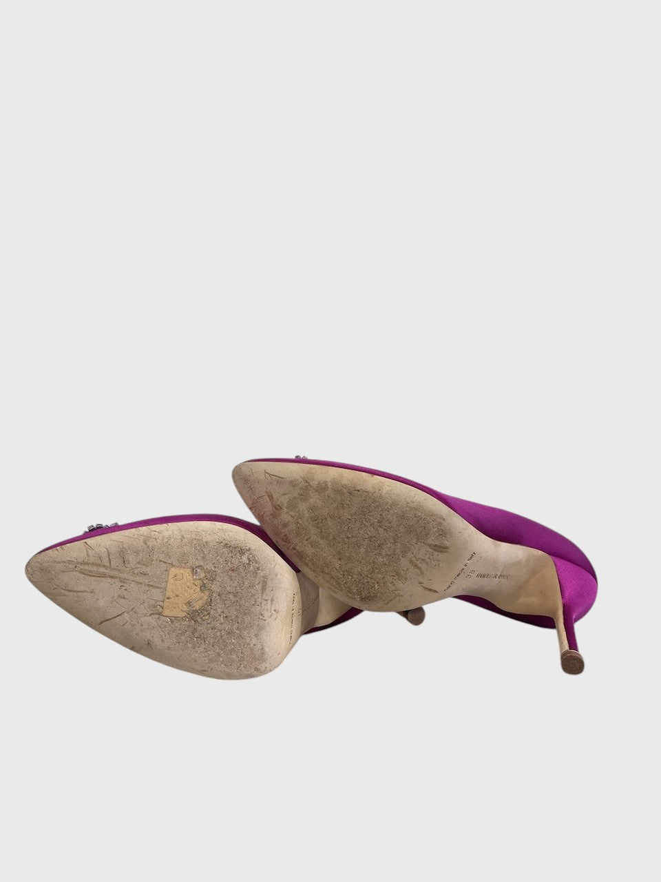 Escarpins Manolo Blahnik fushia T.38