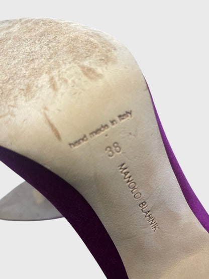 Escarpins Manolo Blahnik fushia T.38