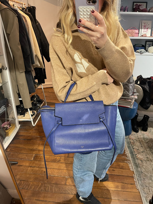 Sac Celine Belt bleu