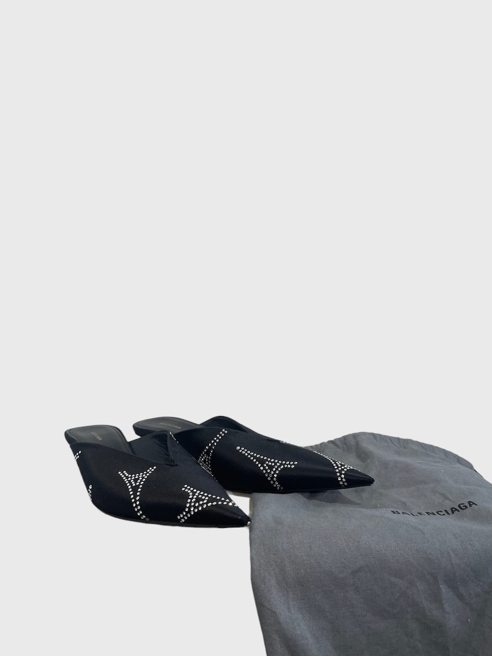 Mules Balenciaga Knife noires T.37