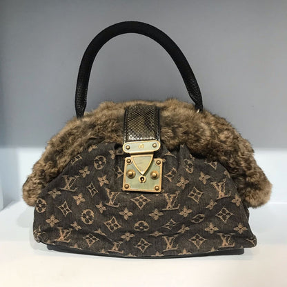 Sac Louis Vuitton Demi-Lune Chinchilla