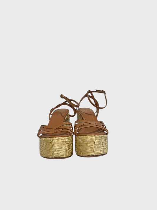 Sandales Valentino camels T.37,5