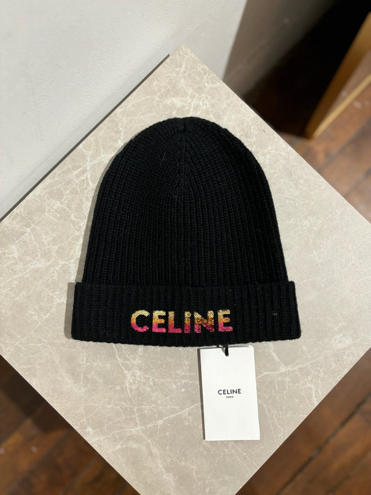 Bonnet Céline noir T.U.