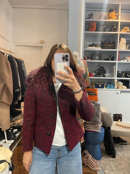 Veste Versace rouge T.34