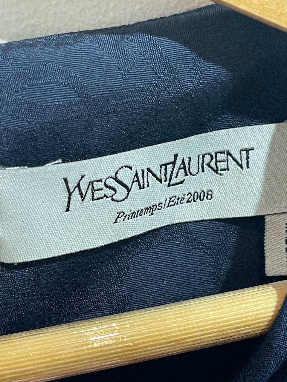 Robe Yves Saint Laurent bleue T.38