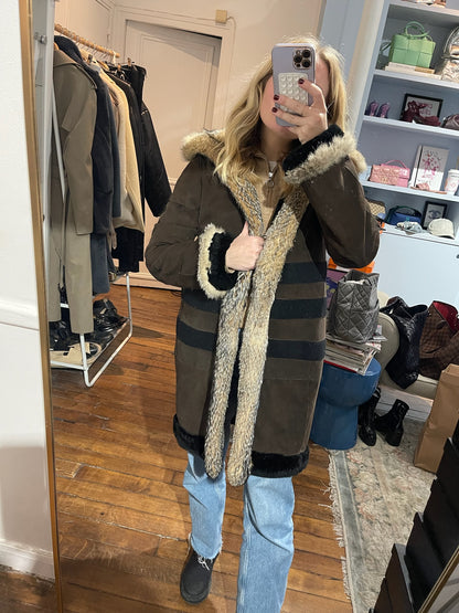 Manteau Balenciaga marron T.42