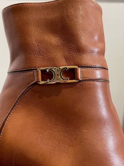 Bottines Céline camel T.36 NEUVES