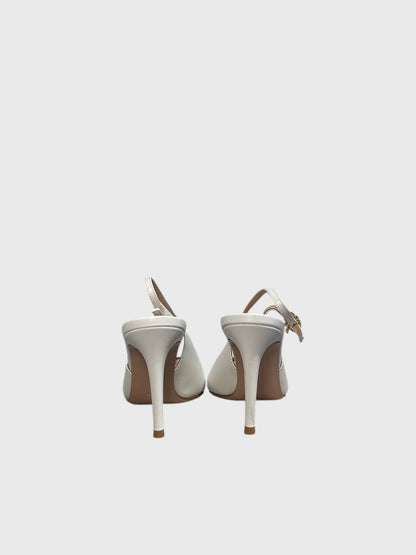 Escarpins Gianvito Rossi blancs T.38
