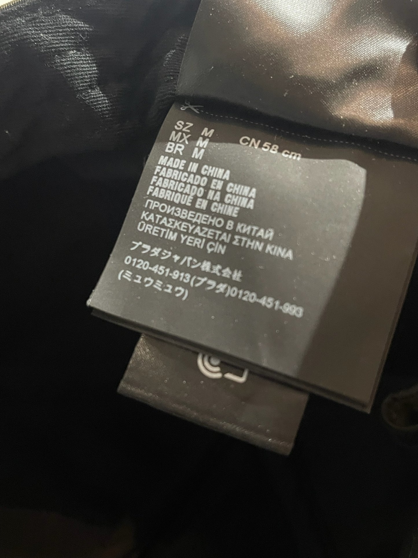 Casquette Prada kaki