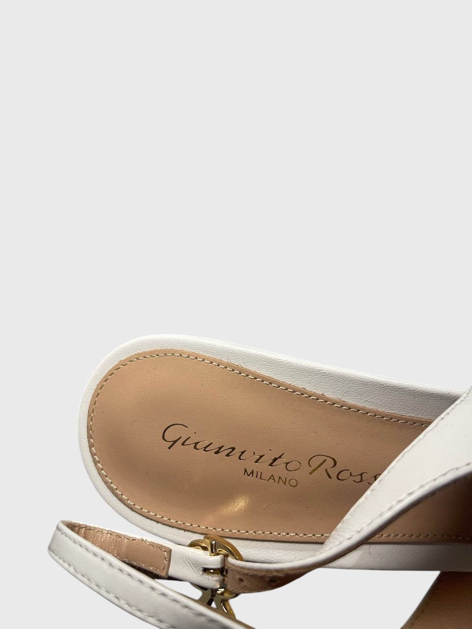Escarpins Gianvito Rossi blancs T.38