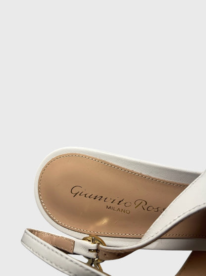 Escarpins Gianvito Rossi blancs T.38