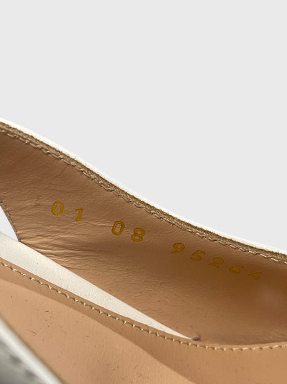 Escarpins Gianvito Rossi blancs T.38