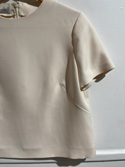 Top Valentino écru T.42