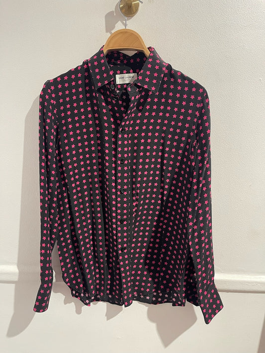 Chemisier Saint Laurent noir T.40
