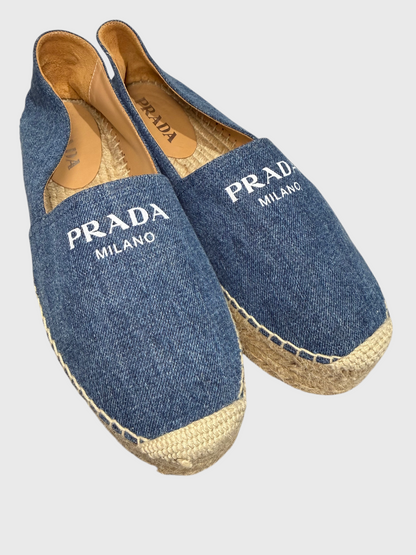 Espadrilles Prada jeans T.40