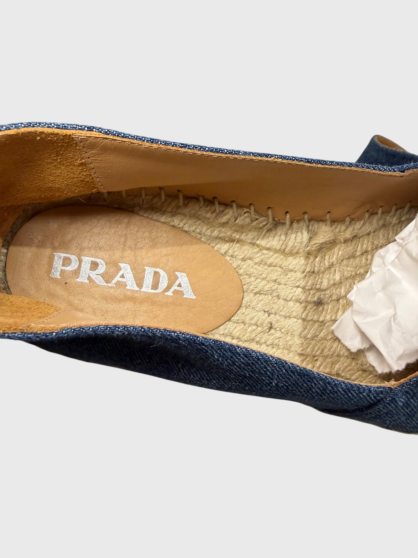 Espadrilles Prada jeans T.40