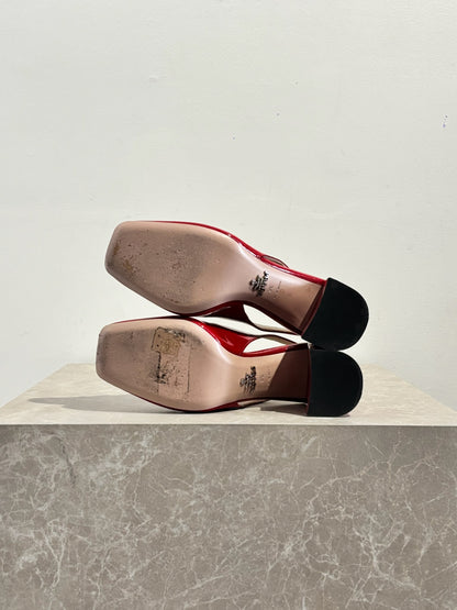 Escarpins Prada rouges T.36