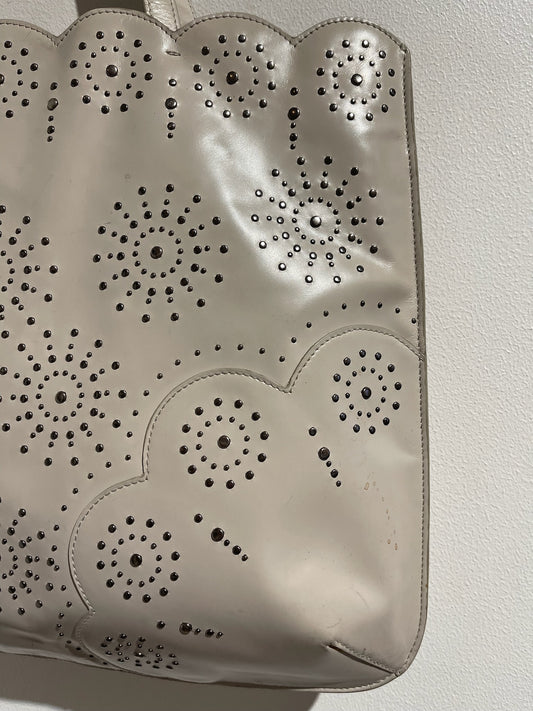 Sac cabas Alaia beige