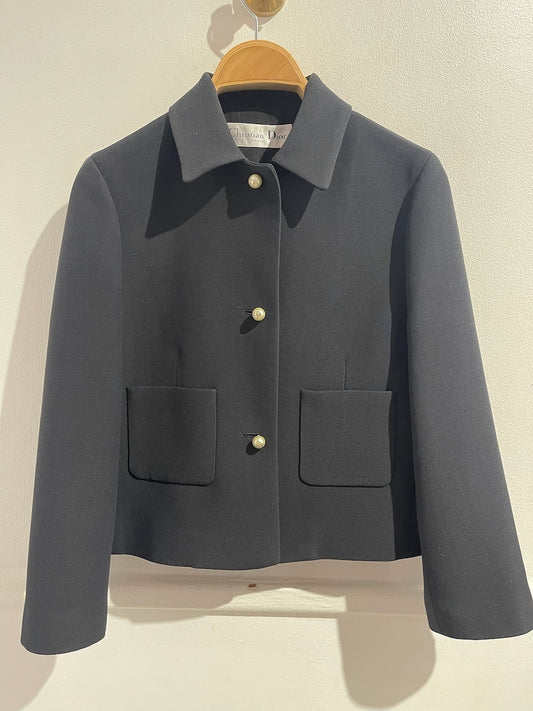 Veste Christian Dior noire T.36